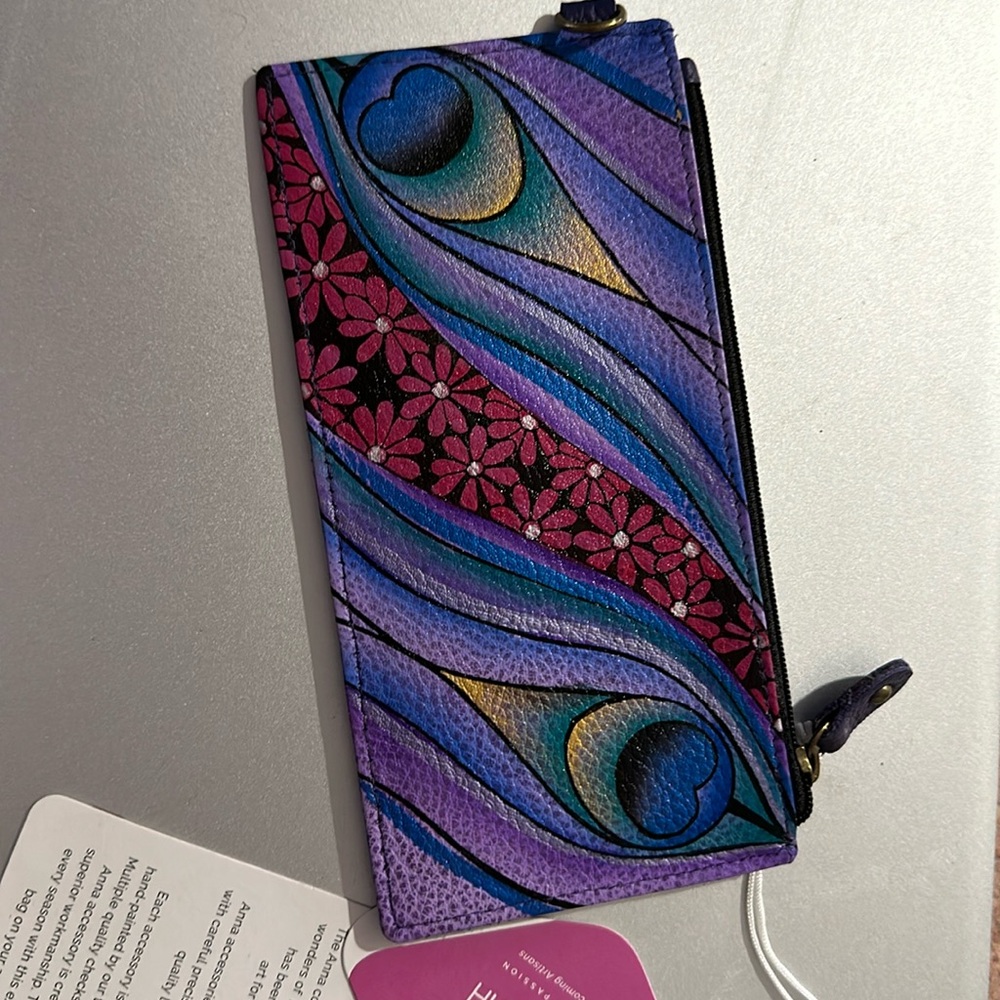 Anna buy Anushka handpainted organizer wallet